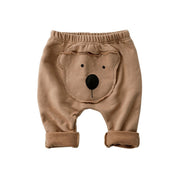Baby pants with animal print in soft cotton