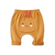 Baby pants with animal print in soft cotton