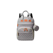 3-in-1 Travel Diaper Backpack with Foldable Bed and USB Charging