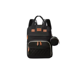 3-in-1 Travel Diaper Backpack with Foldable Bed and USB Charging