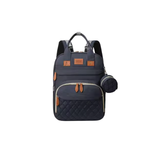 3-in-1 Travel Diaper Backpack with Foldable Bed and USB Charging