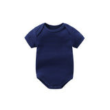 Klassisk kortärmad babybody i bomull