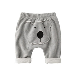 Baby pants with animal print in soft cotton