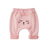 Babybyxor med djurtryck i mjuk bomull