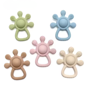 Silicone Baby Teething Toy - Soft BPA-Free Teether for Infant Oral Care