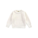 Soft fluffy kids sweatshirt with long sleeves