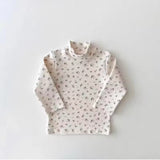 Baby Turtleneck Tops - Soft Cotton Long Sleeve Shirts