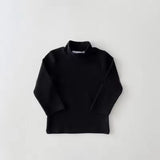 Baby Turtleneck Tops - Soft Cotton Long Sleeve Shirts