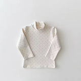 Baby Turtleneck Tops - Soft Cotton Long Sleeve Shirts