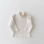 Baby Turtleneck Tops - Soft Cotton Long Sleeve Shirts