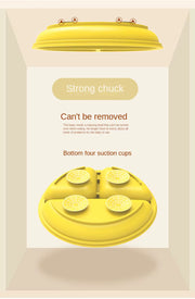 Silicone Suction Baby Plate - Divided Feeding Plate for Toddlers (BPA-Free, Non-Slip Design)