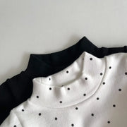 Baby Turtleneck Tops - Soft Cotton Long Sleeve Shirts