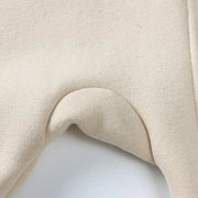 Bear Hooded Baby Jumpsuit - Soft Fleece Zip-Up Romper