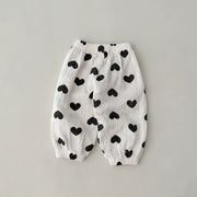 Ribbed Baby Leggings - Soft Cotton Elastic Waist Pants