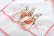 Long Sleeve Waterproof Baby Bib - Cute Animal Feeding Bib with Pocket