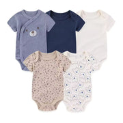 Mjuka bomulls­bodys för baby – Flerpack med onesies