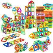 Magnetic Building Tiles Set – Colorful STEM Construction Blocks - Creative 3D Shapes & Structures