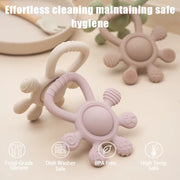 Silicone Baby Teething Toy - Soft BPA-Free Teether for Infant Oral Care