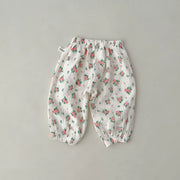 Ribbed Baby Leggings - Soft Cotton Elastic Waist Pants