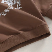 Toddler Cowboy & Cow Sweatshirt - Unisex Farm Animal Pullover