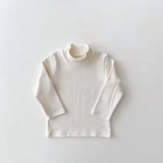 Baby Turtleneck Tops - Soft Cotton Long Sleeve Shirts
