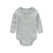 Långärmade bodys - Ribbad