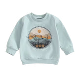 Toddler Cowboy & Cow Sweatshirt - Unisex Farm Animal Pullover