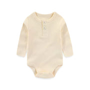 Långärmade bodys - Ribbad