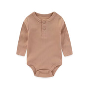 Långärmade bodys - Ribbad