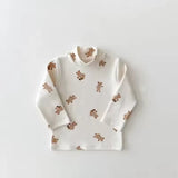 Baby Turtleneck Tops - Soft Cotton Long Sleeve Shirts