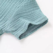 Muslin Baby Shirts - Soft Cotton Long Sleeve Tops with Buttons