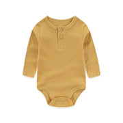 Långärmade bodys - Ribbad