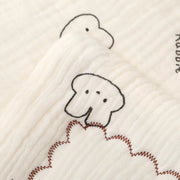 Knitted Baby Bonnet With Cat Ears and Tie Strings