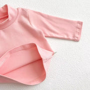 Baby Turtleneck Tops - Soft Cotton Long Sleeve Shirts