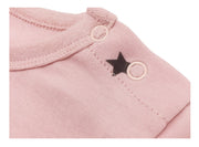 Kortärmad babysparkdräkt med stjärnor och måne