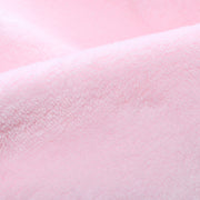 Baby blanket with hood and bear ears in fleece