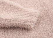 Soft fluffy kids sweatshirt with long sleeves